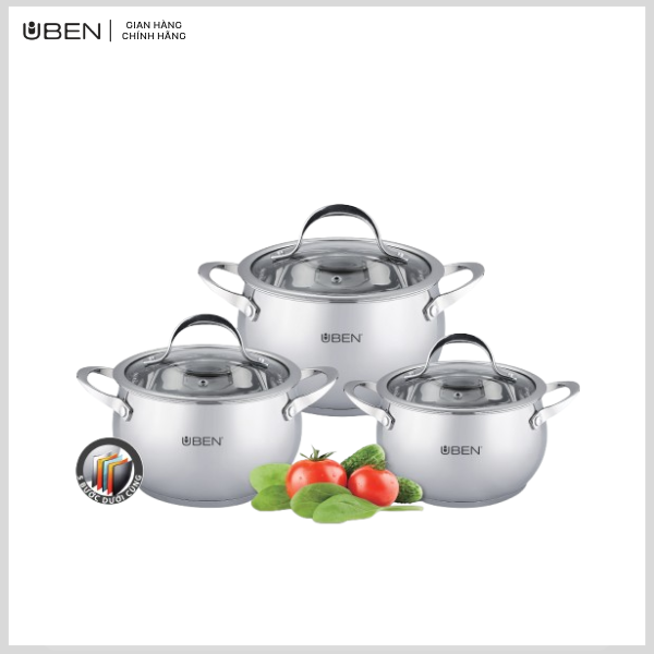 Bộ nồi 5 đáy inox 304 UBC 1005 